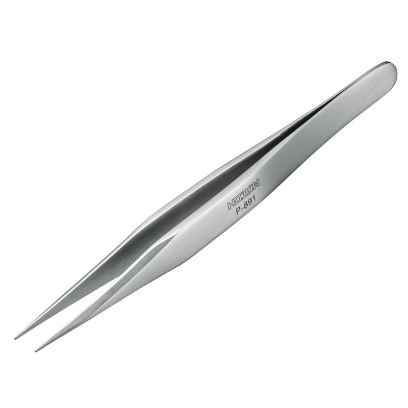 Hozan P-891 Tweezers Stainless Steel - Image 1